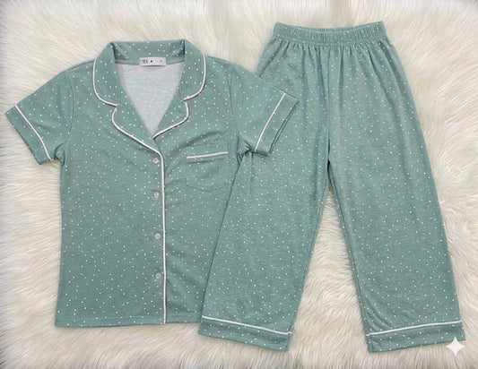 Polka dots T Classic summer PJ Set