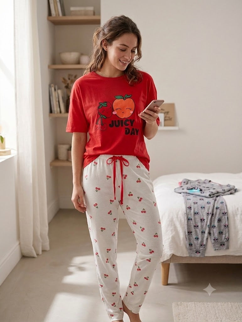 Mart cotton pants summer pj set