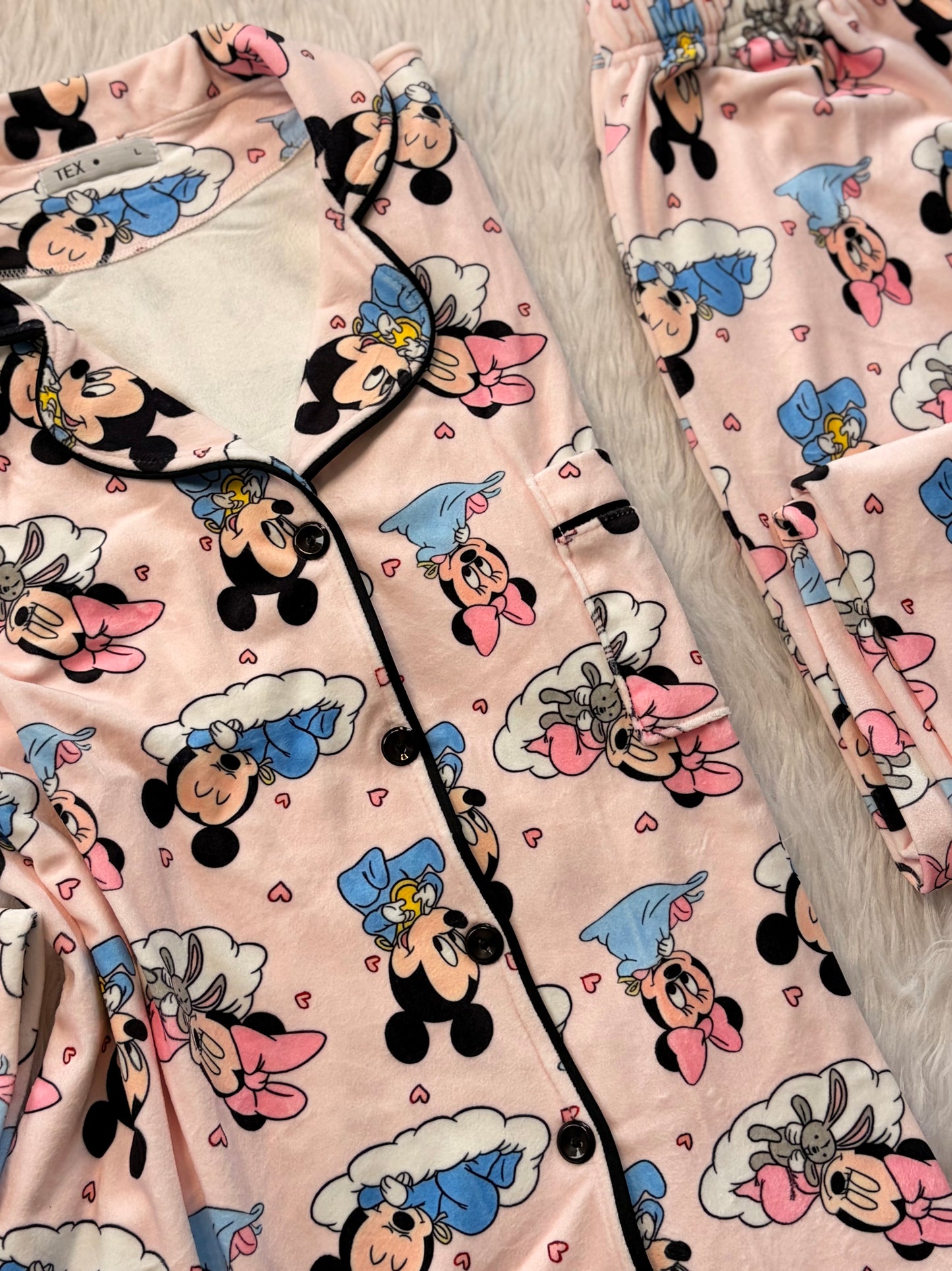 Mickey velvet classic pj set