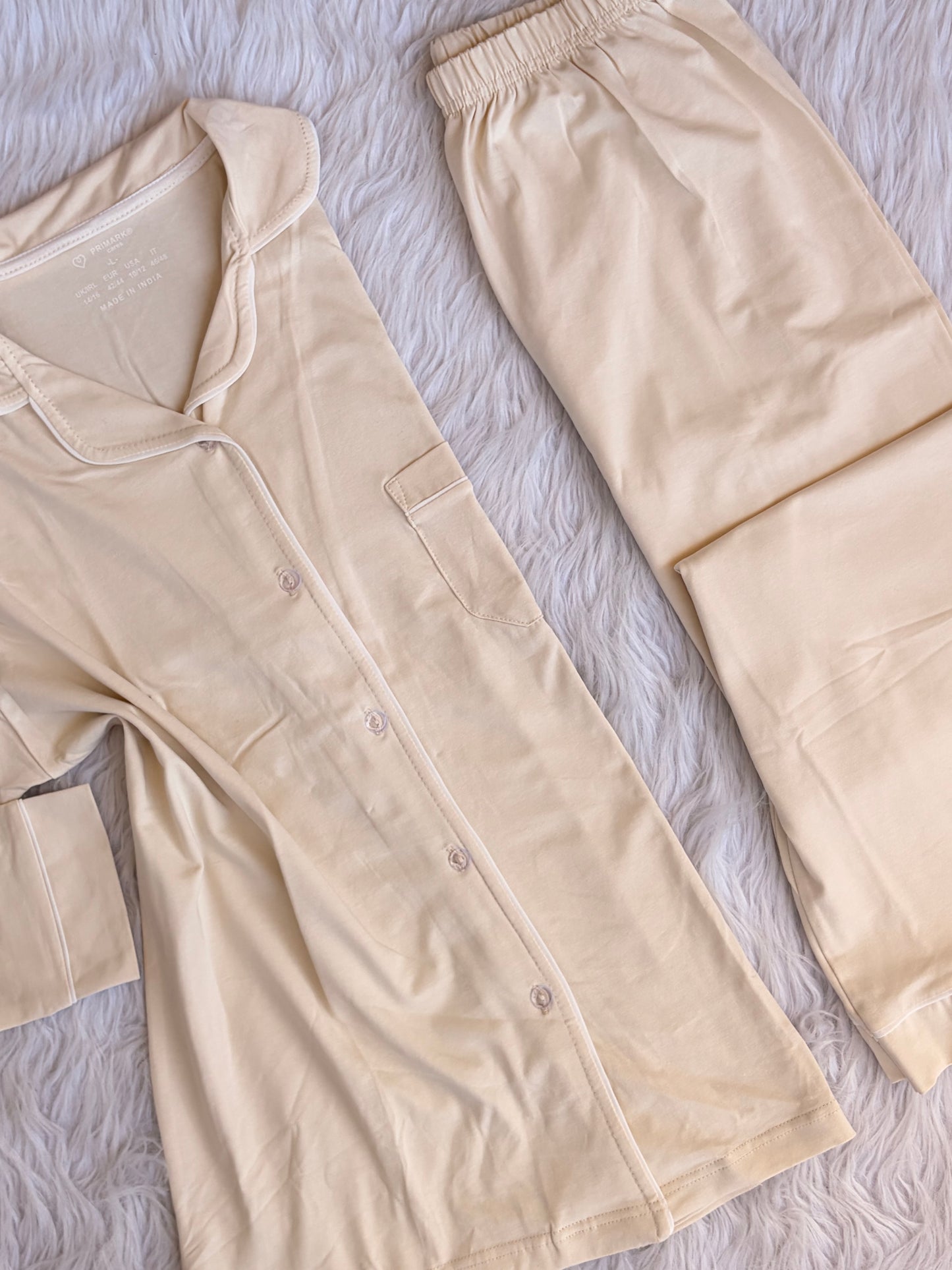 Primark Boy Friend plain pj set