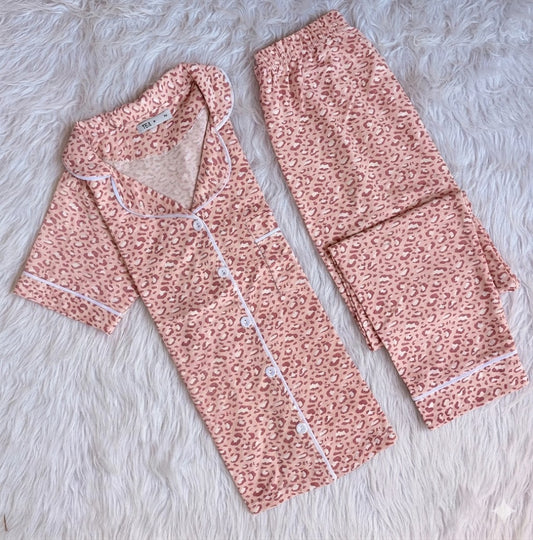 Leopard classic  summer pj set