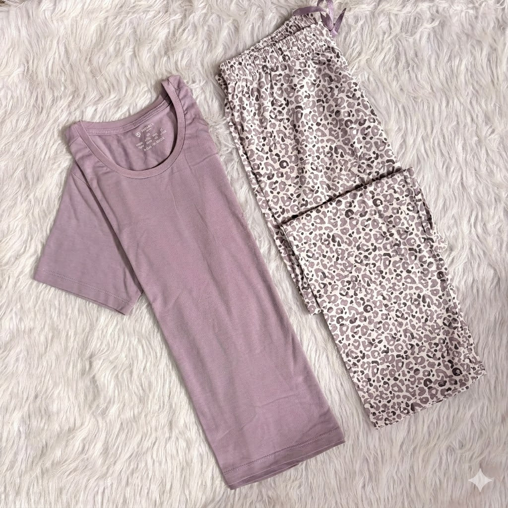 Primark leopard cotton summer pj set