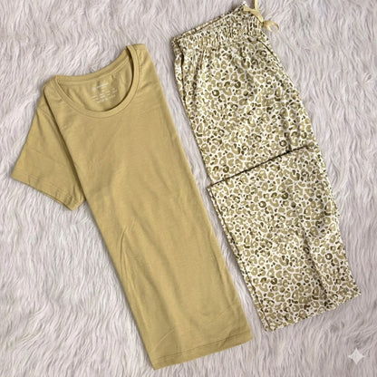 Primark leopard cotton summer pj set