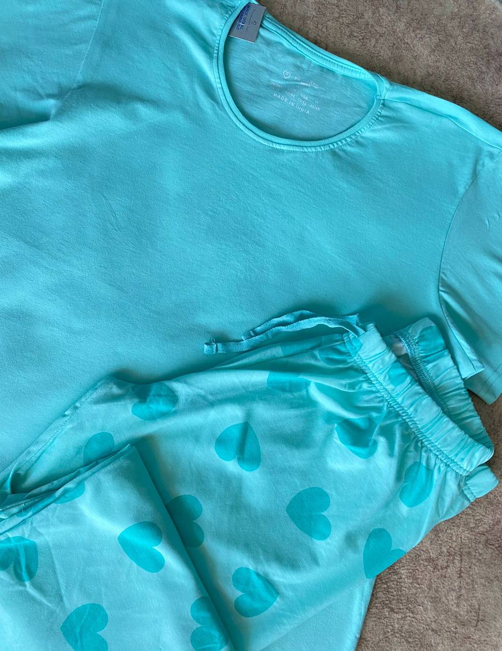 Primark hearts cotton summer pj set