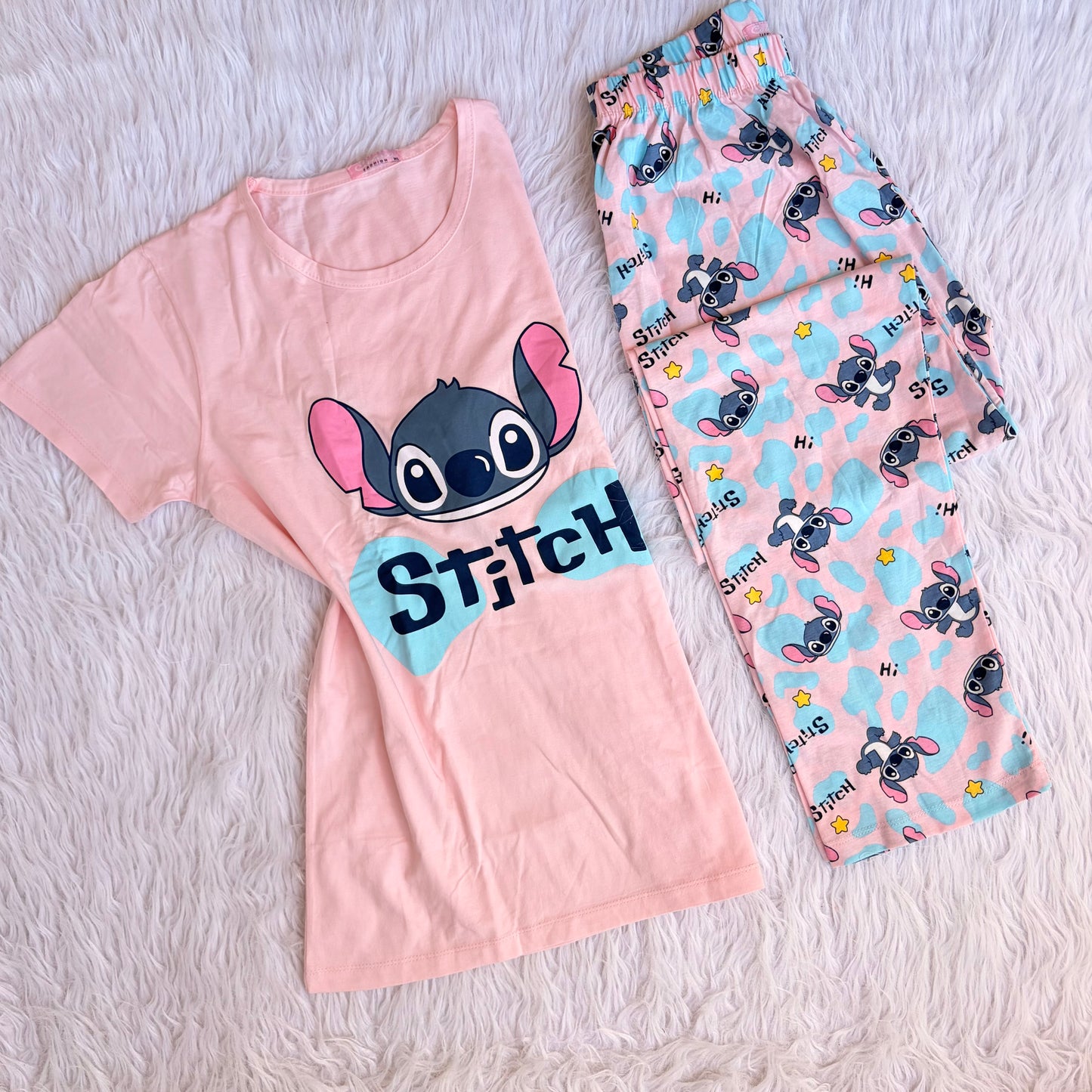 Stitch big size  summer pj set