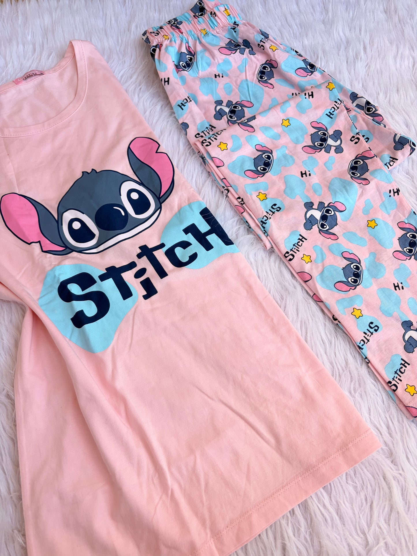 Stitch big size  summer pj set