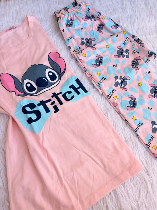 Stitch big size  summer pj set