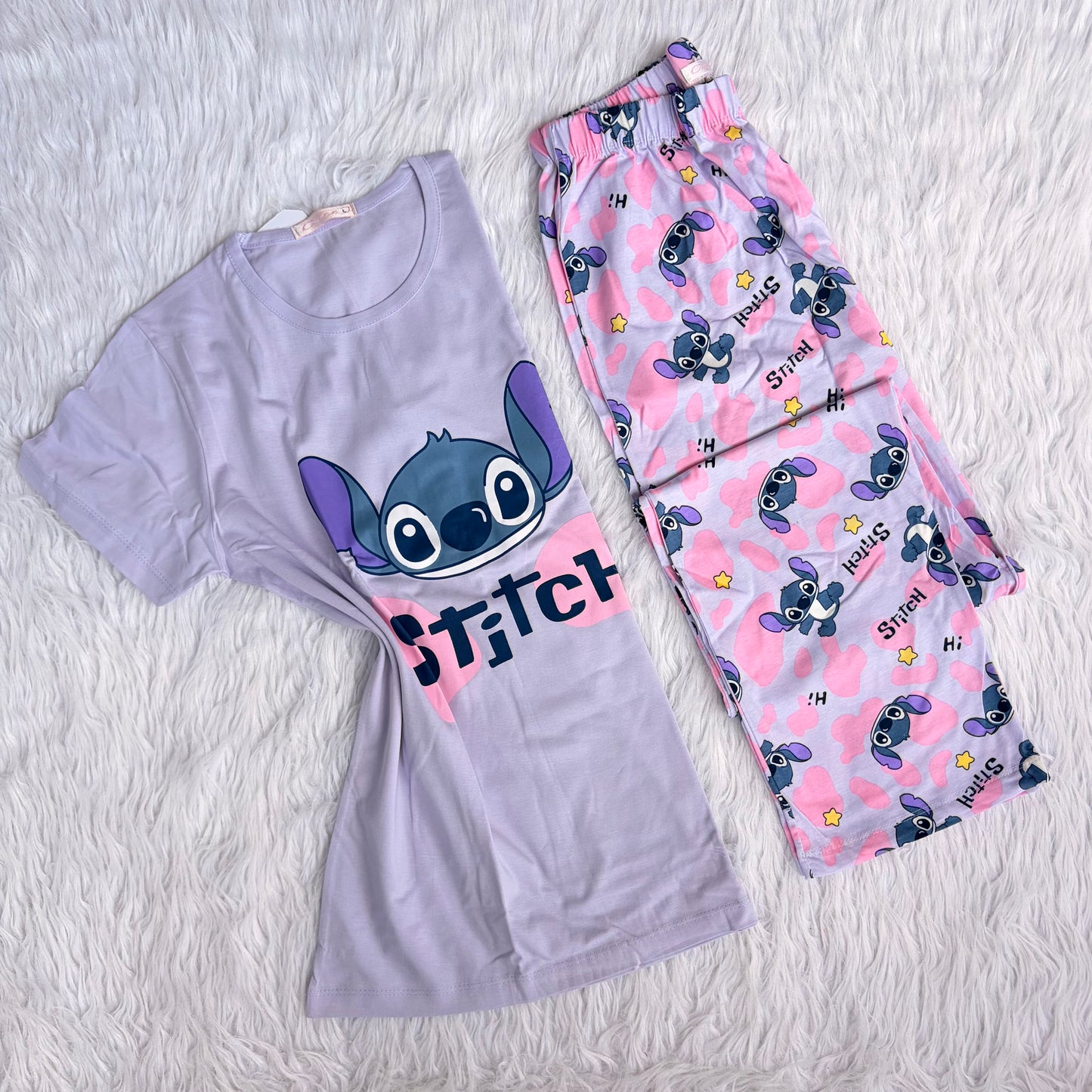 Stitch big size  summer pj set