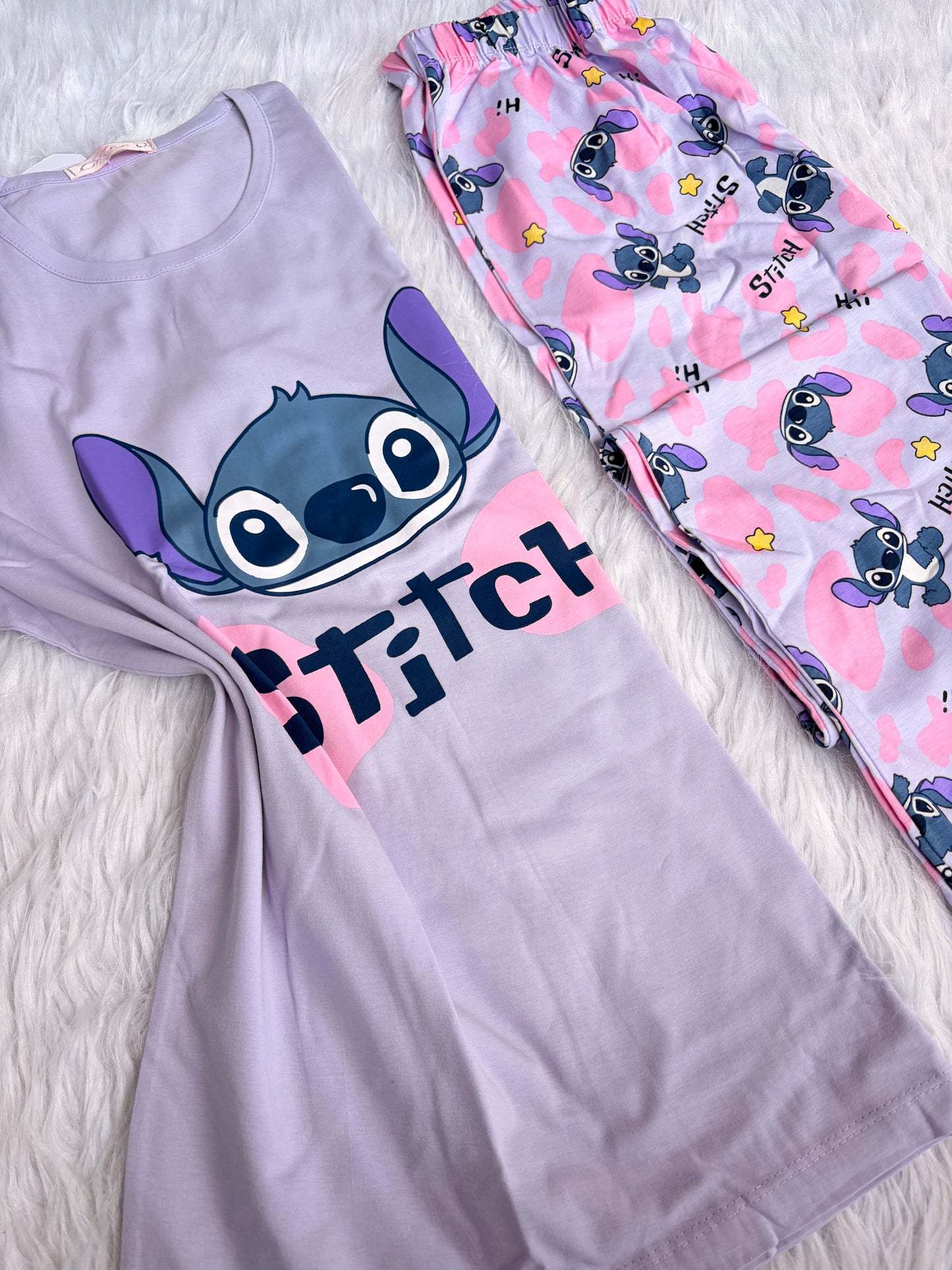 Stitch big size  summer pj set