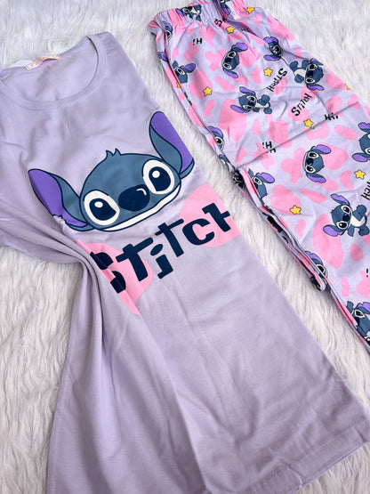 Stitch big size  summer pj set