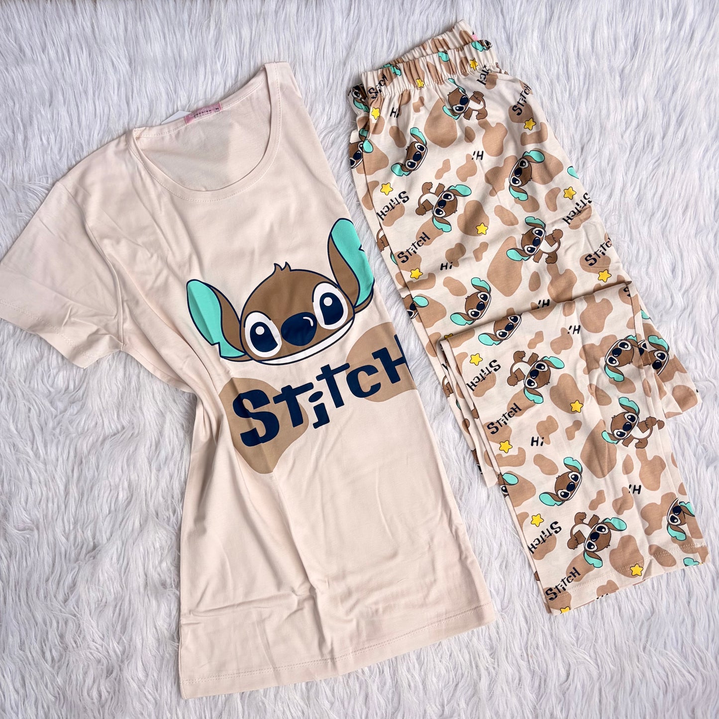 Stitch big size  summer pj set