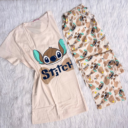 Stitch big size  summer pj set