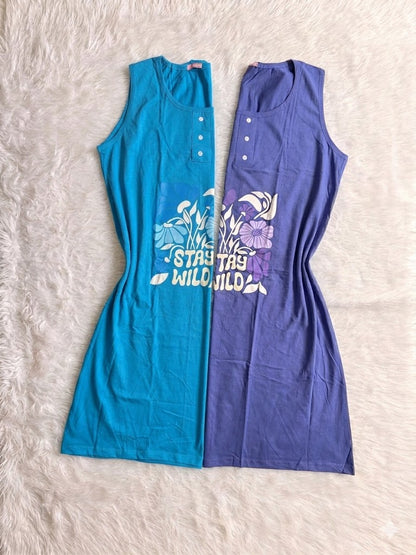 Wild big-size nightgown