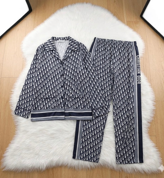 Dior silk satin Luxury pj set
