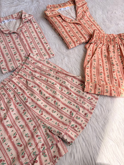 Amazing classic shorts pj set