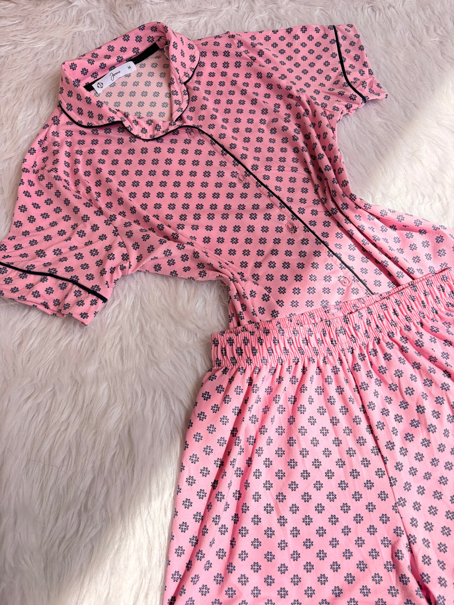 Tiles classic shorts pj set