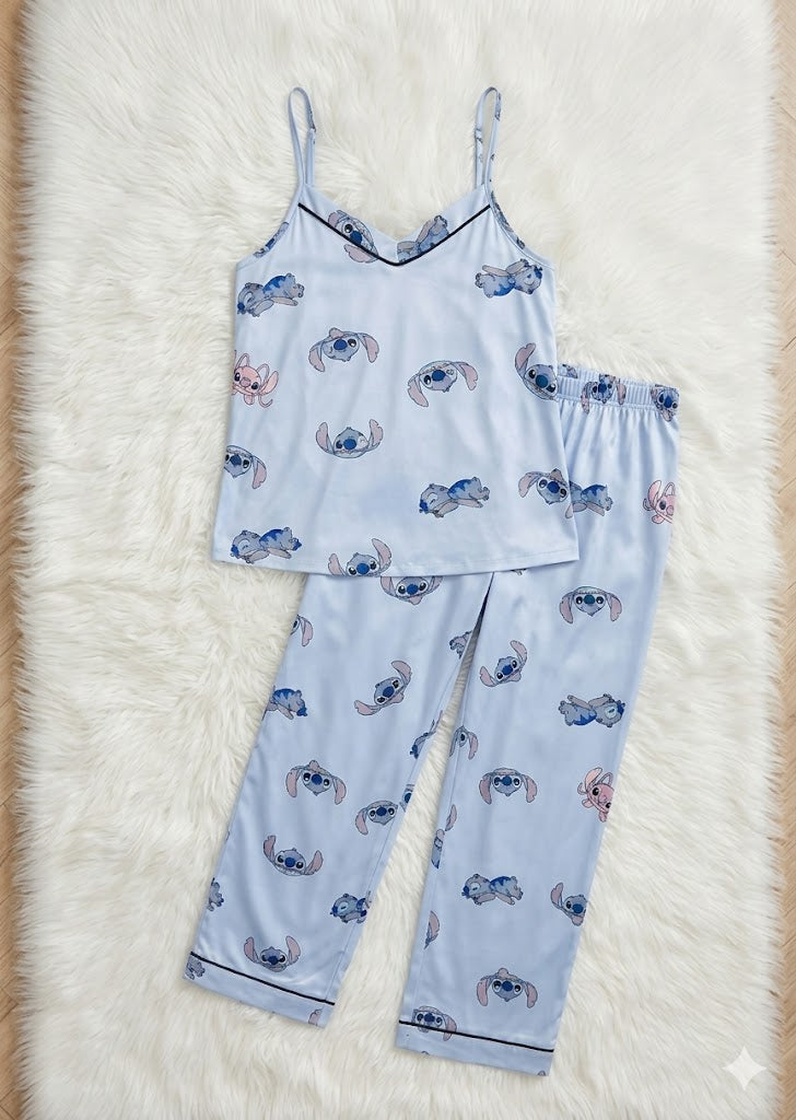 Stitch head cami pants pj set