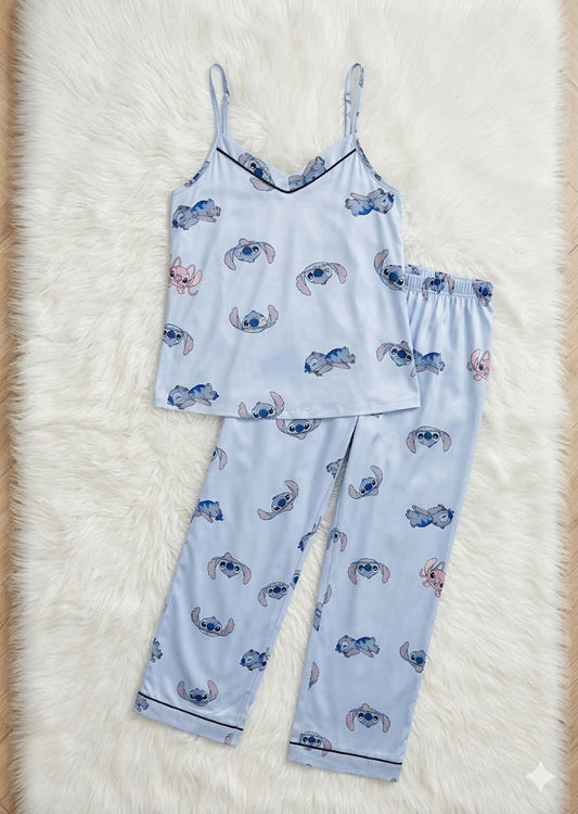Stitch head cami pants pj set