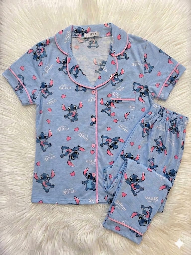 Stitch  T Classic summer PJ Set