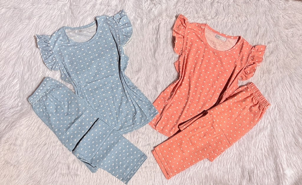 Hearts T cami pants pj set