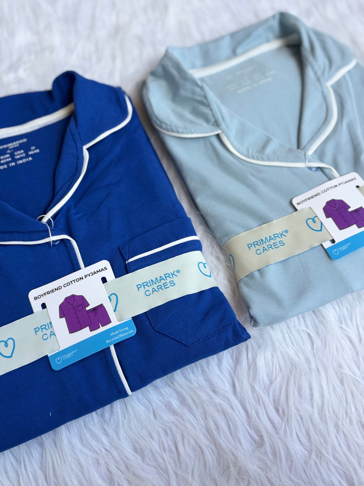 Primark classic shorts pj set