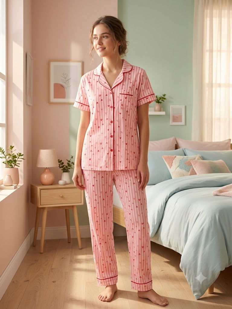 Heartie T Classic summer PJ Set