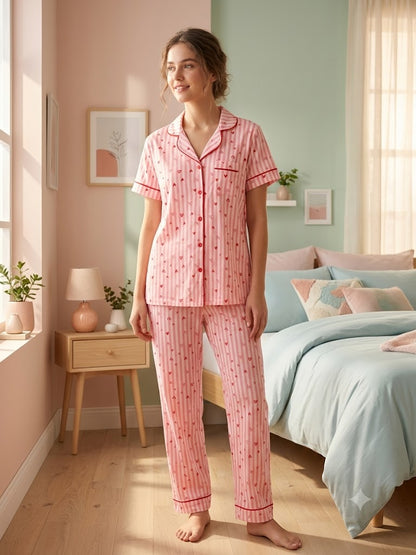 Heartie T Classic summer PJ Set