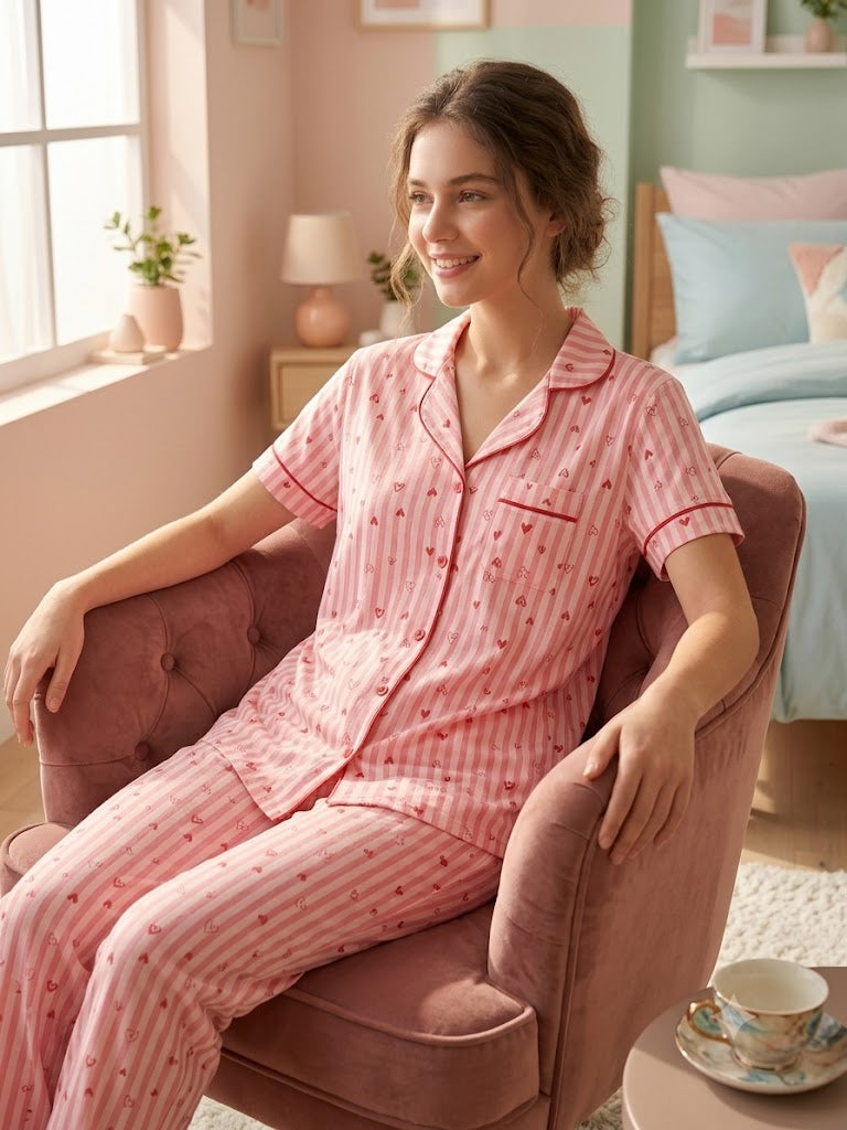 Heartie T Classic summer PJ Set