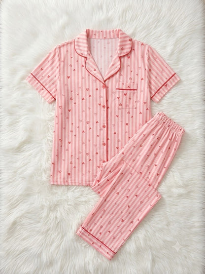Heartie T Classic summer PJ Set