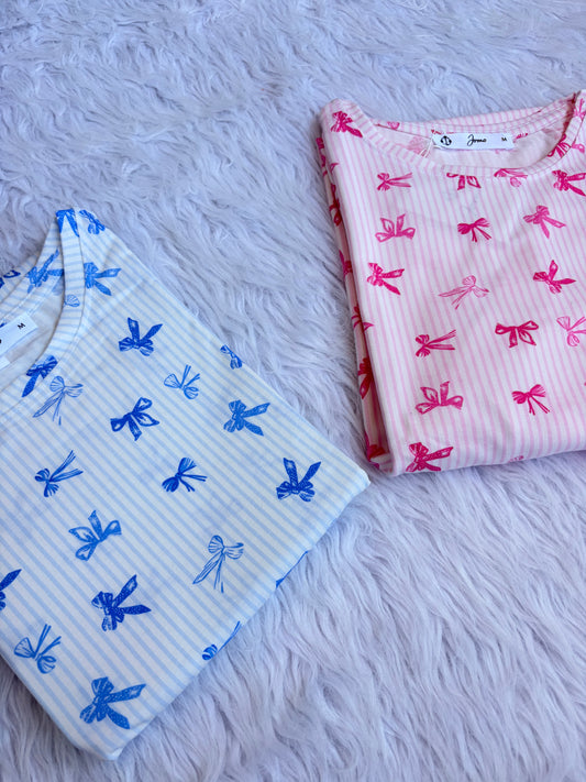 Ribbon oversized nightshirt