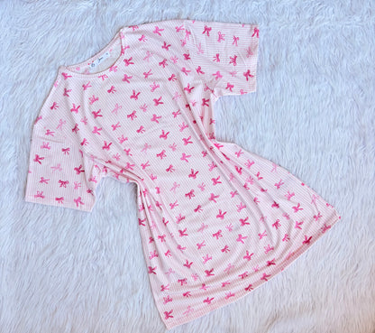 Ribbon oversized nightshirt