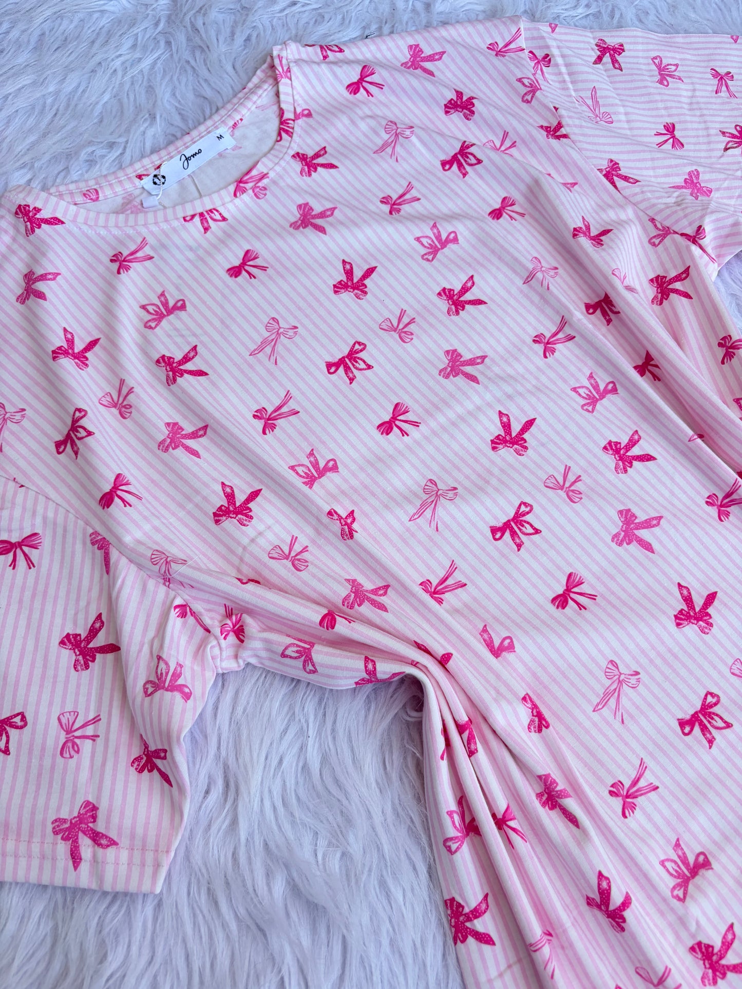 Ribbon oversized nightshirt