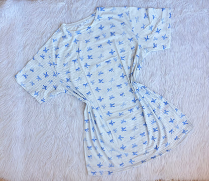 Ribbon oversized nightshirt