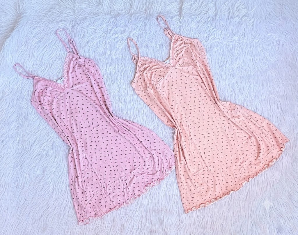 Mini flowers cami nightshirt