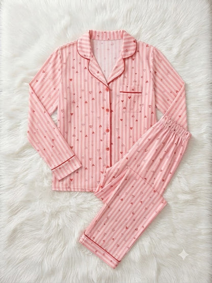 Heartie T fall Classic PJ Set