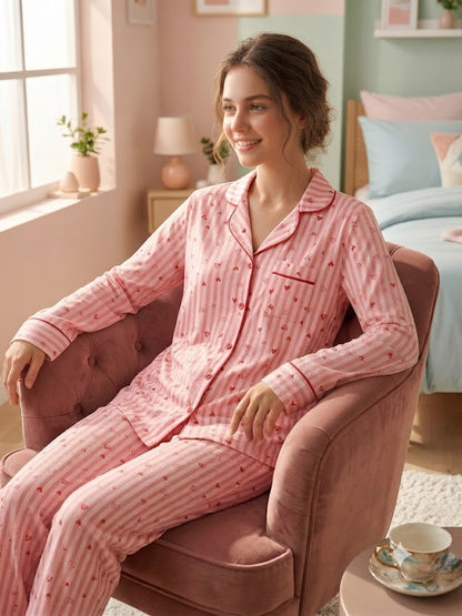 Heartie T fall Classic PJ Set