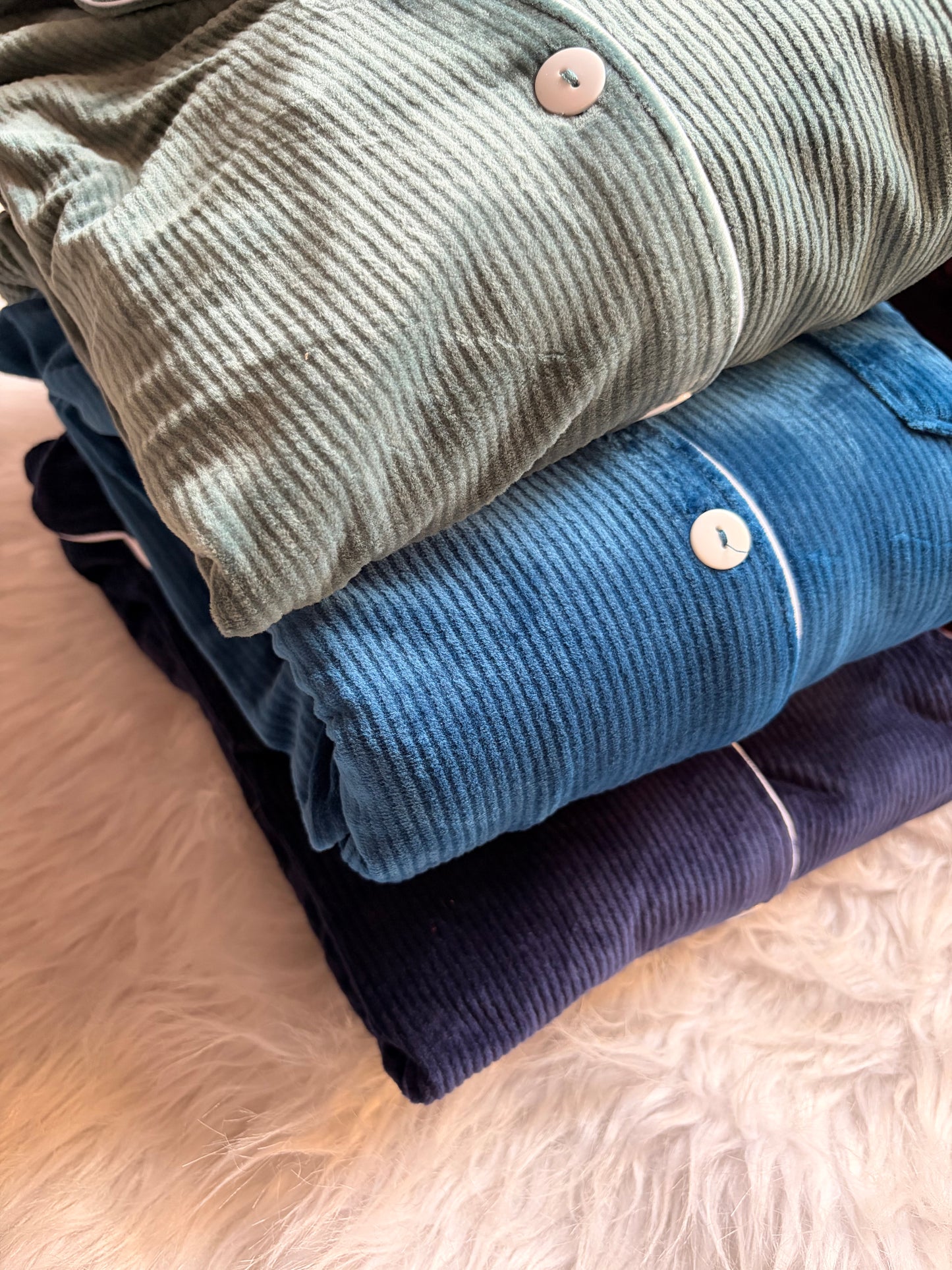 Rib Velvet classic pj set