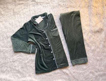Rib Velvet classic pj set