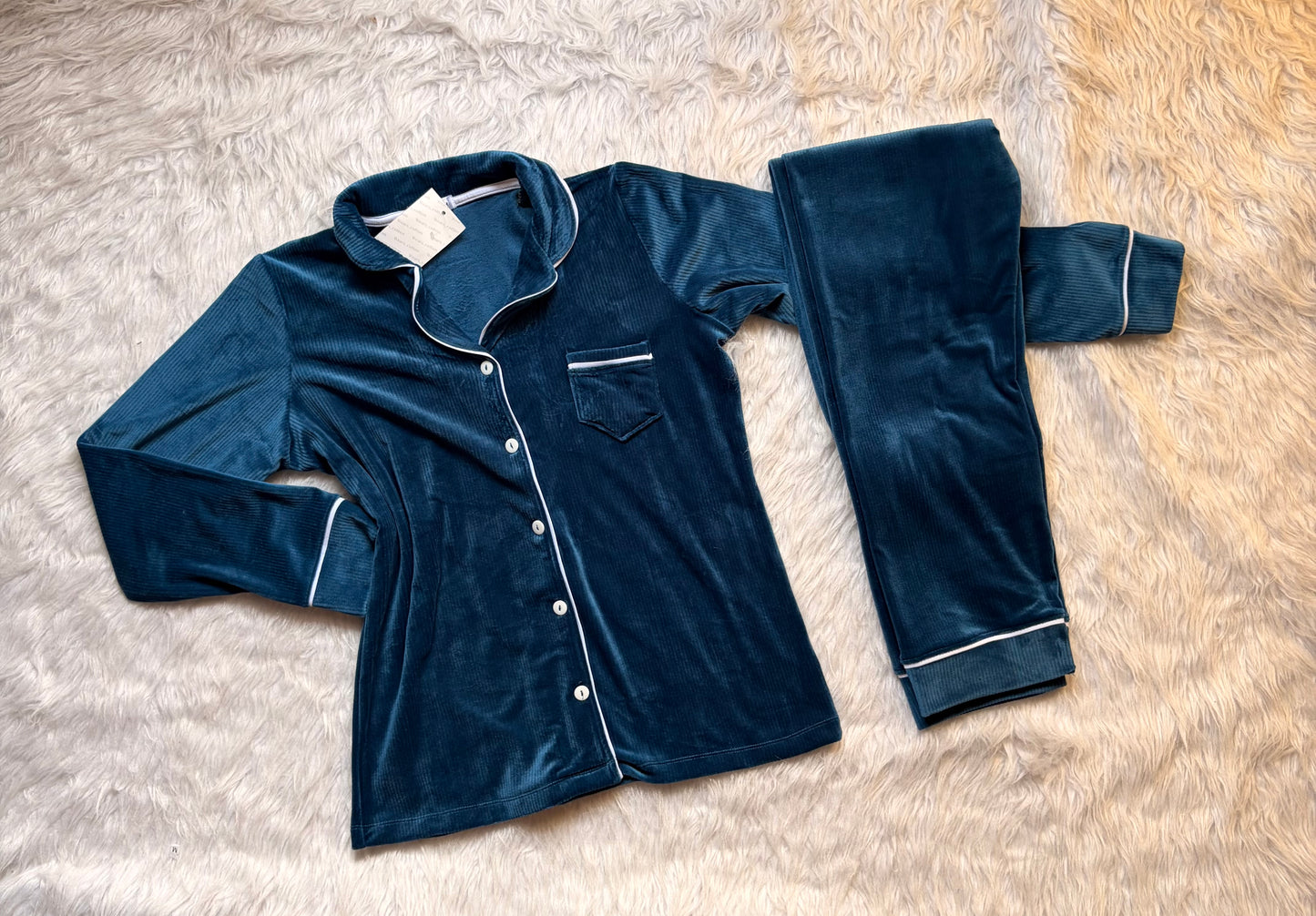 Rib Velvet classic pj set