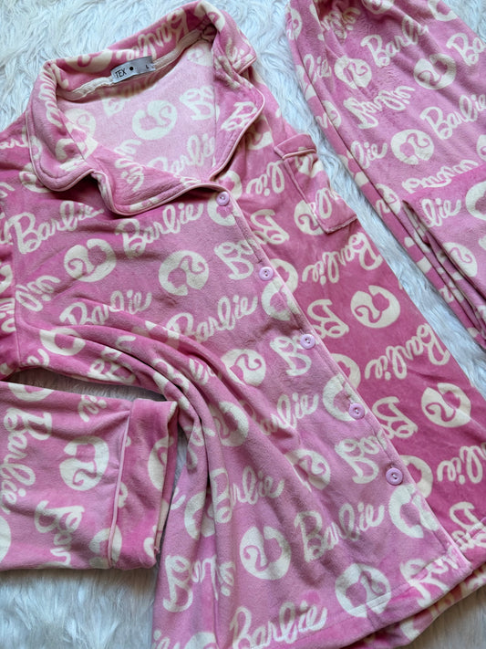 Barbie velvet classic pj set