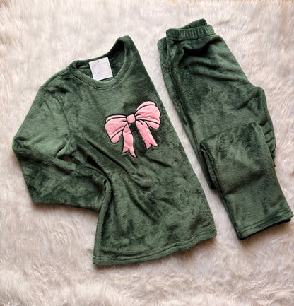 Ribbon Warmth Polar PJ Set