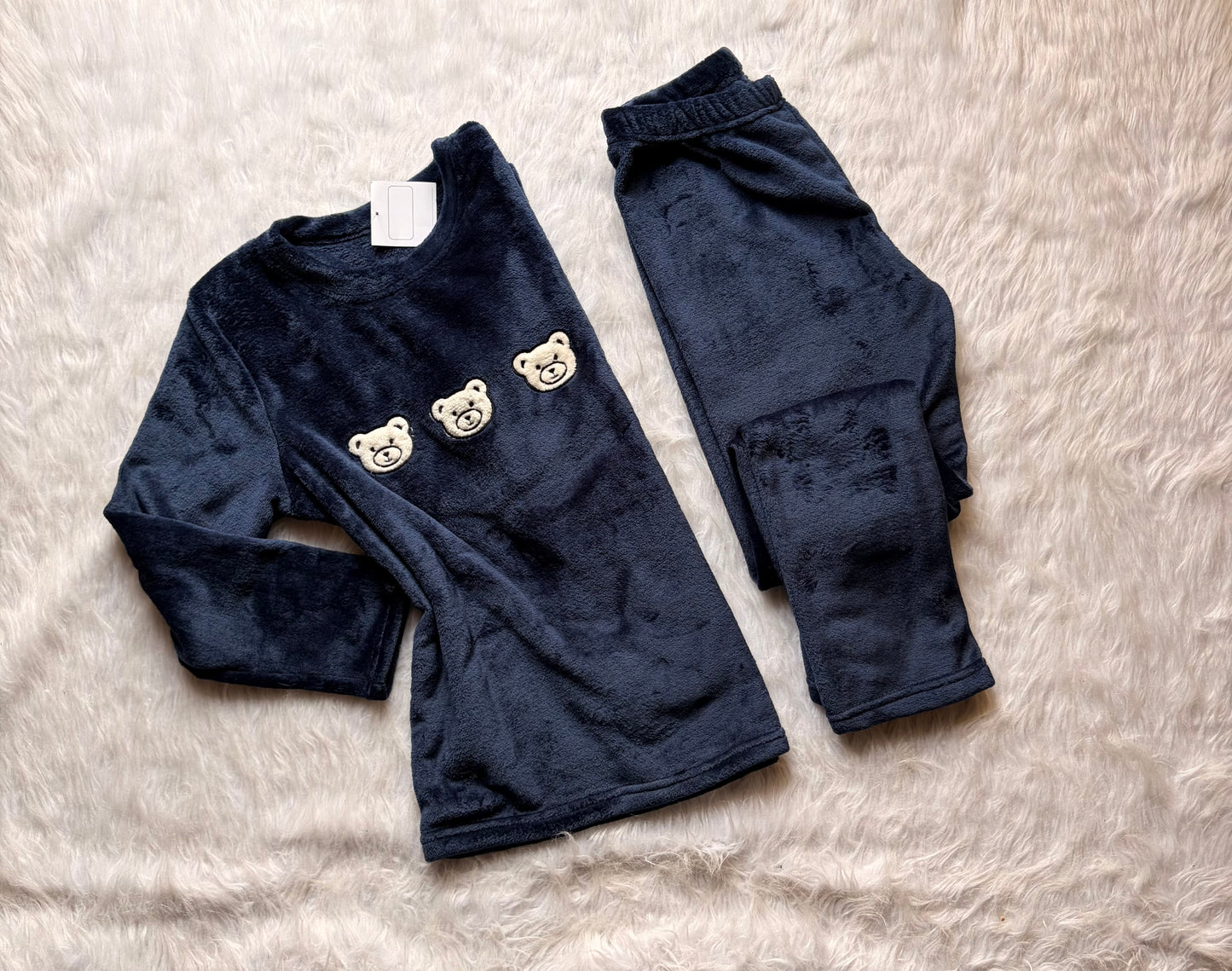 Bear head Warmth Polar PJ Set