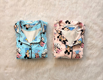 Mickey velvet classic pj set