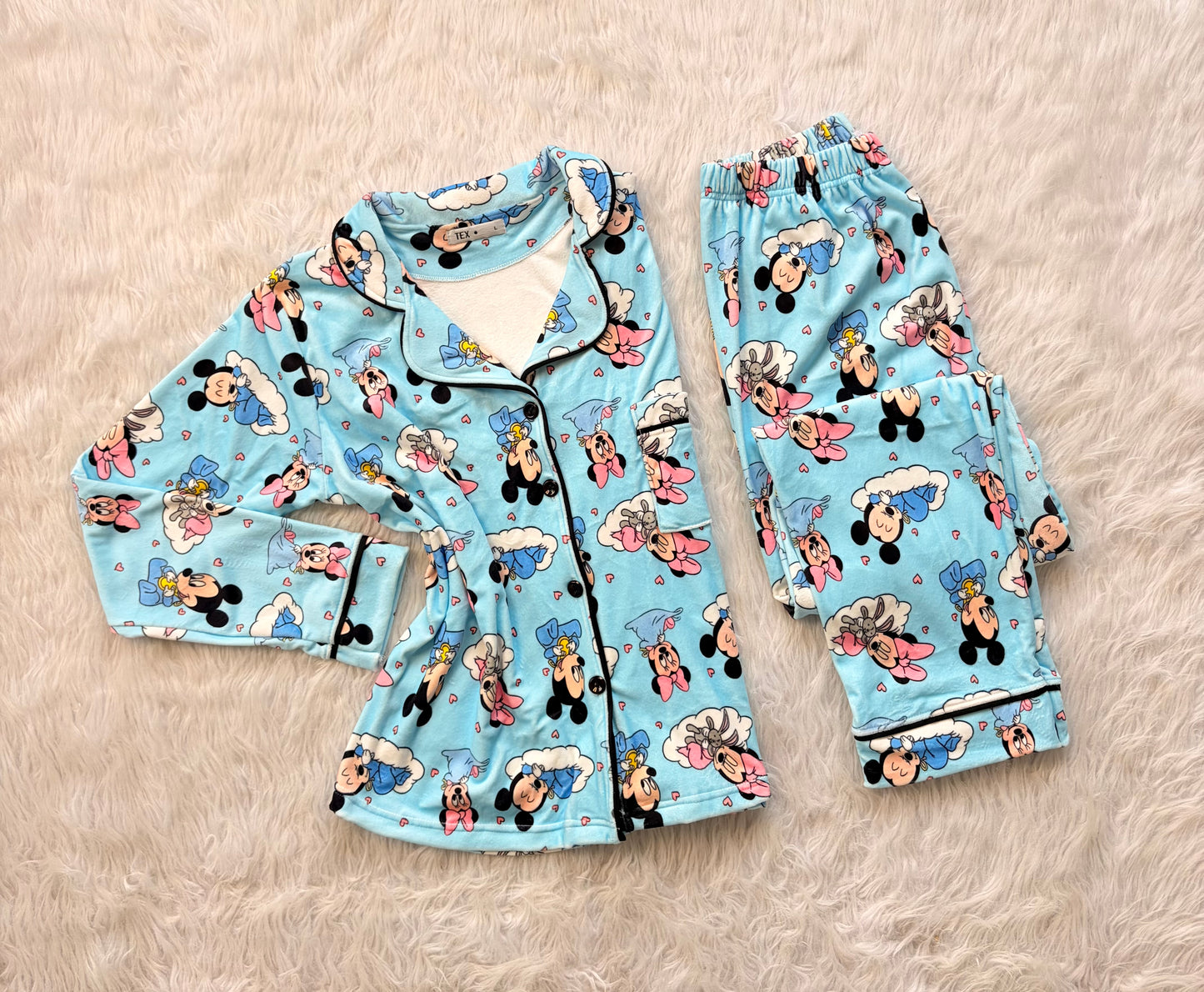 Mickey velvet classic pj set