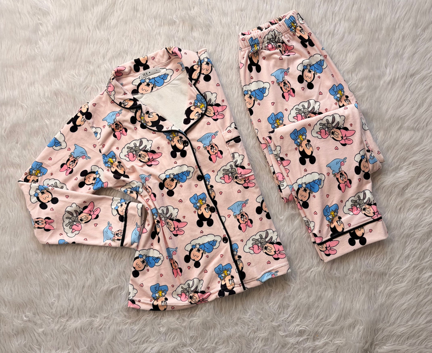 Mickey velvet classic pj set