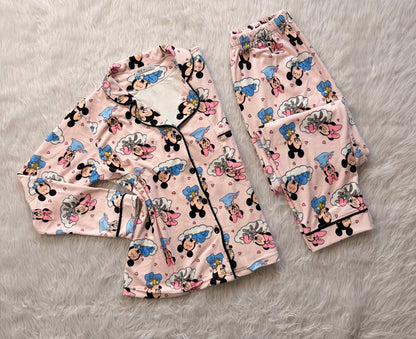 Mickey velvet classic pj set