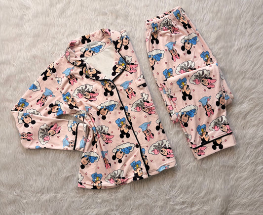 Mickey velvet classic pj set