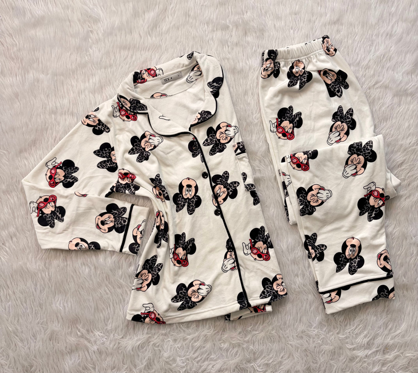 Mickey tiger velvet classic pj set