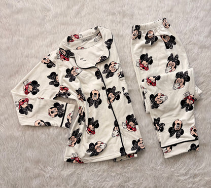Mickey tiger velvet classic pj set
