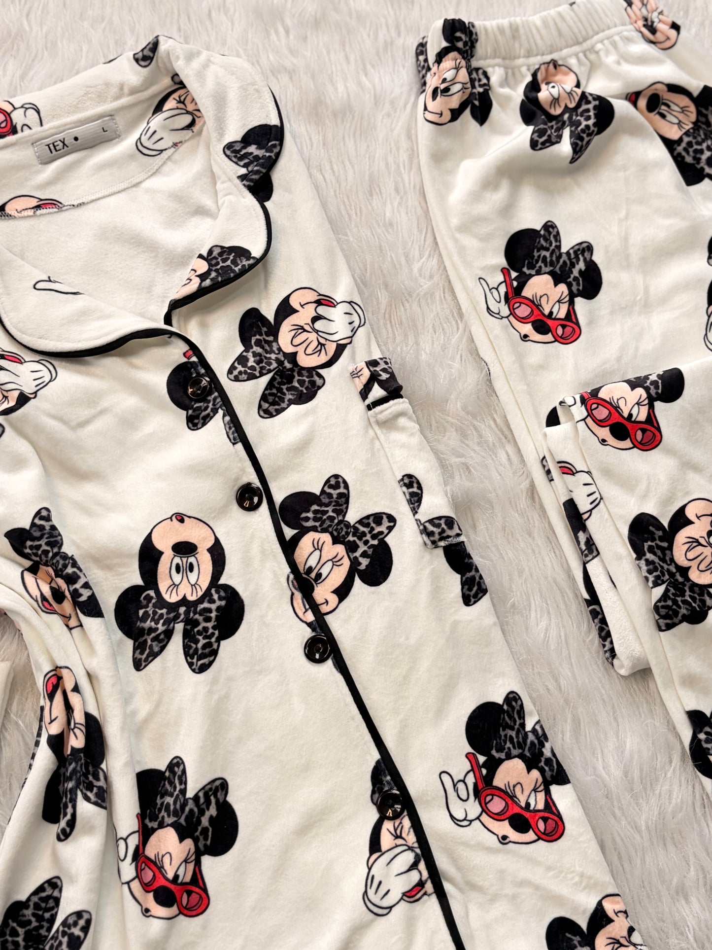 Mickey tiger velvet classic pj set